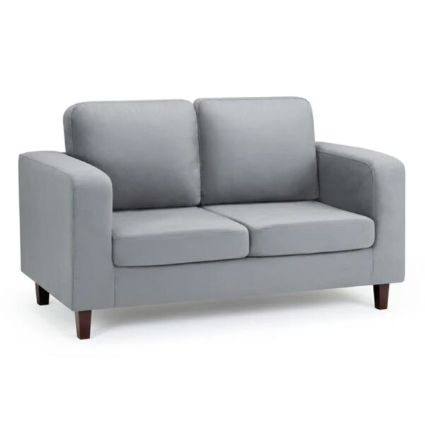 Boston Leather 2 Seater Sofa In Grey