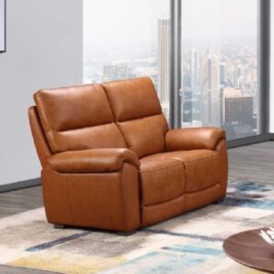 Radford Leather 2 Seater Sofa In Tan