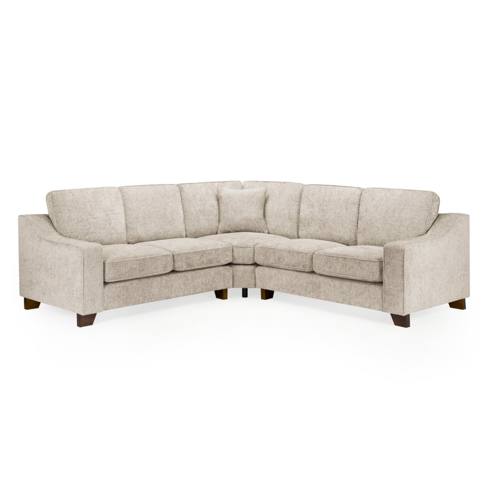 Nepean Fabric Corner Sofa In Stone