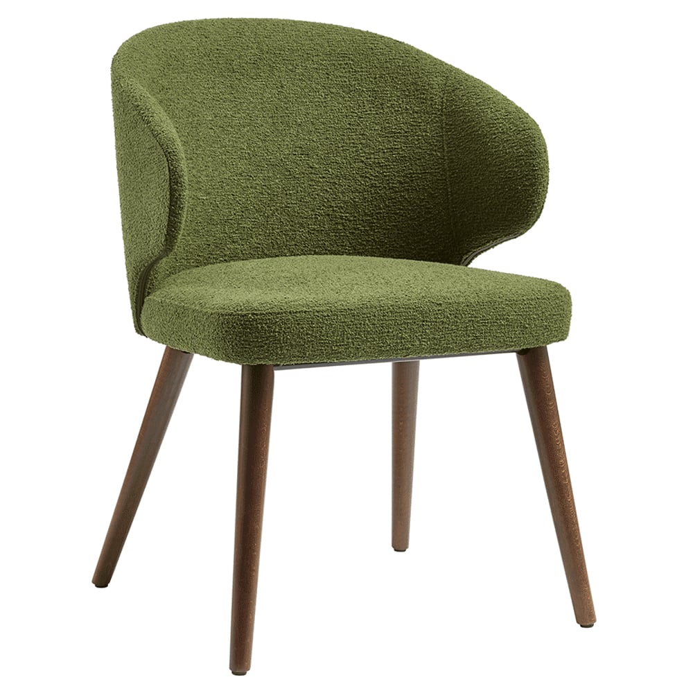 Stoughton Fabric Armchair In Forest Green