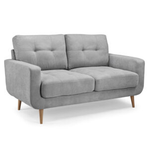 Avenel Fabric 2 Seater Sofa In Grey