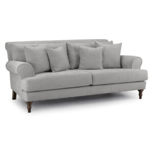 Summerfield Fabric 3 Seater Sofa In Grey