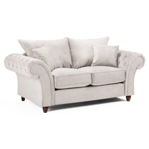Winnsboro Fabric 2 Seater Sofa In Stone