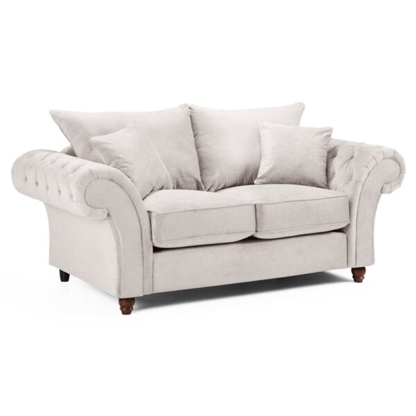 Winnsboro Fabric 2 Seater Sofa In Stone